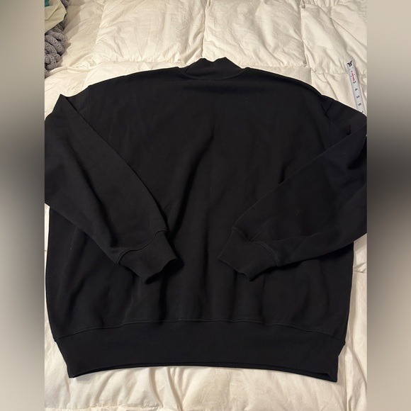 Skims Cotton Fleece Mock Neck Oversized Pullover - NWT - Size L - Picture 5 of 10